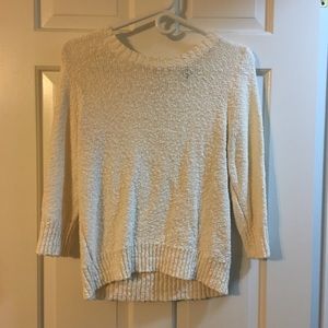 Cream knit sweater